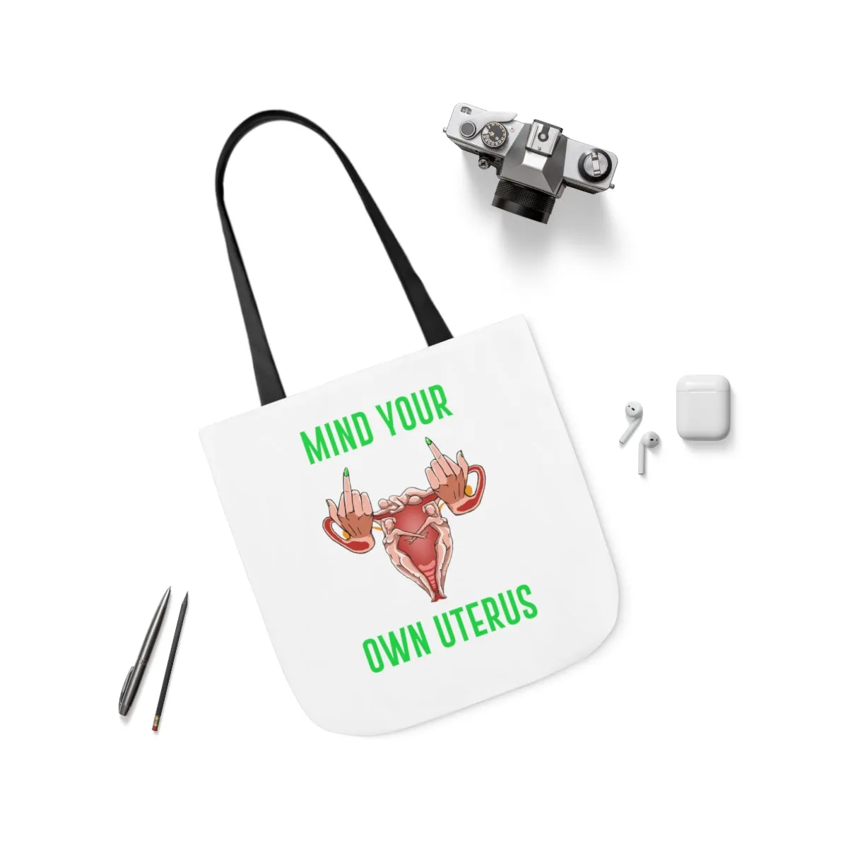 IAC  Accessories Bags  Polyester Canvas Tote Bag / Mind Your Own Uterus