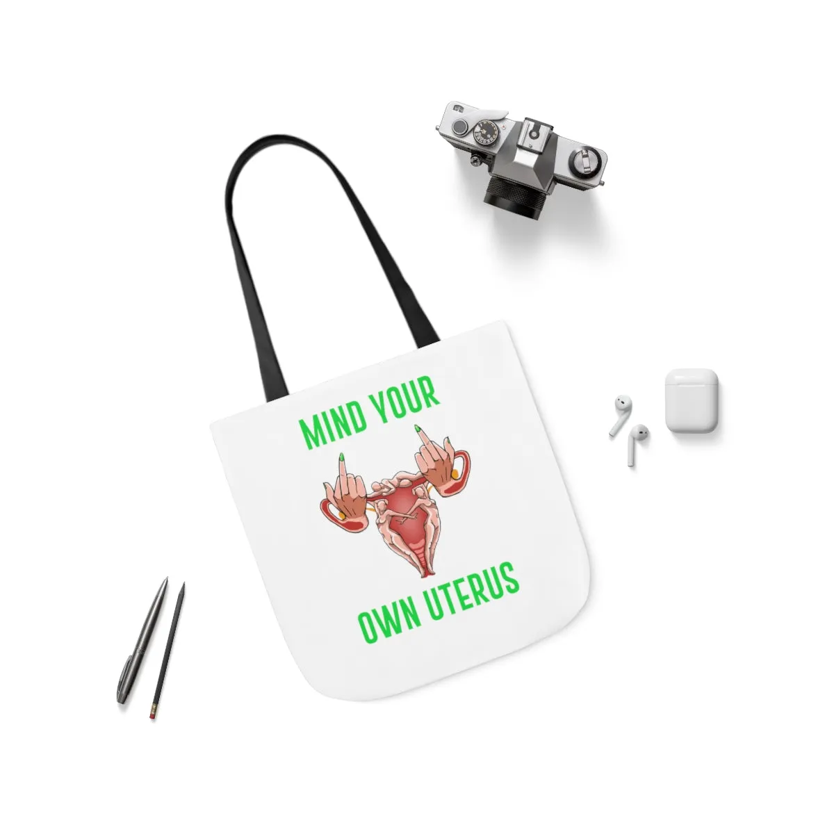 IAC  Accessories Bags  Polyester Canvas Tote Bag / Mind Your Own Uterus