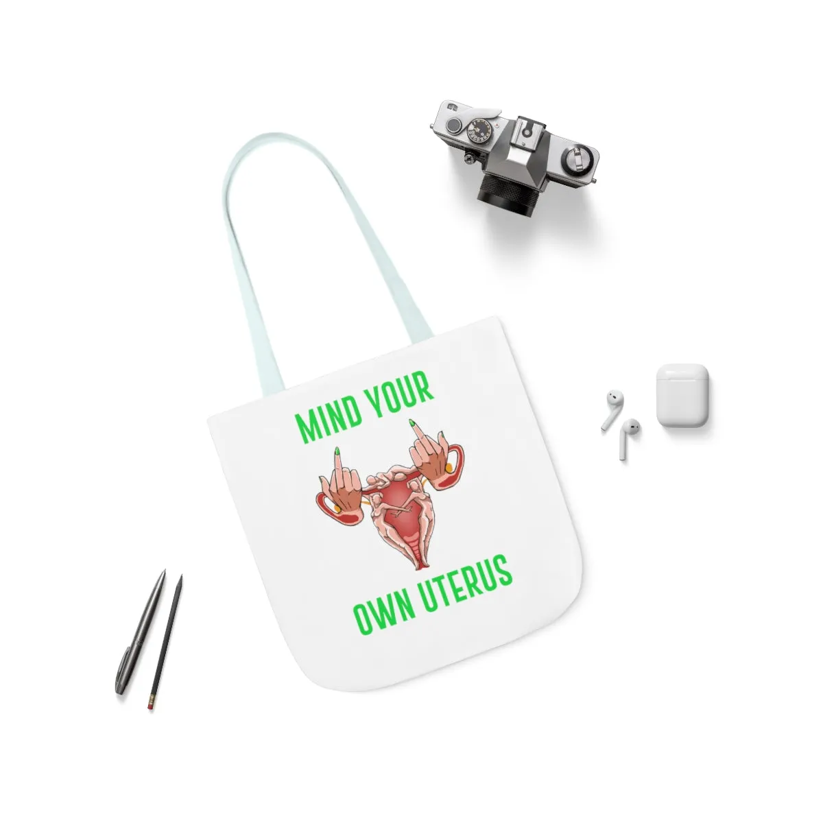 IAC  Accessories Bags  Polyester Canvas Tote Bag / Mind Your Own Uterus