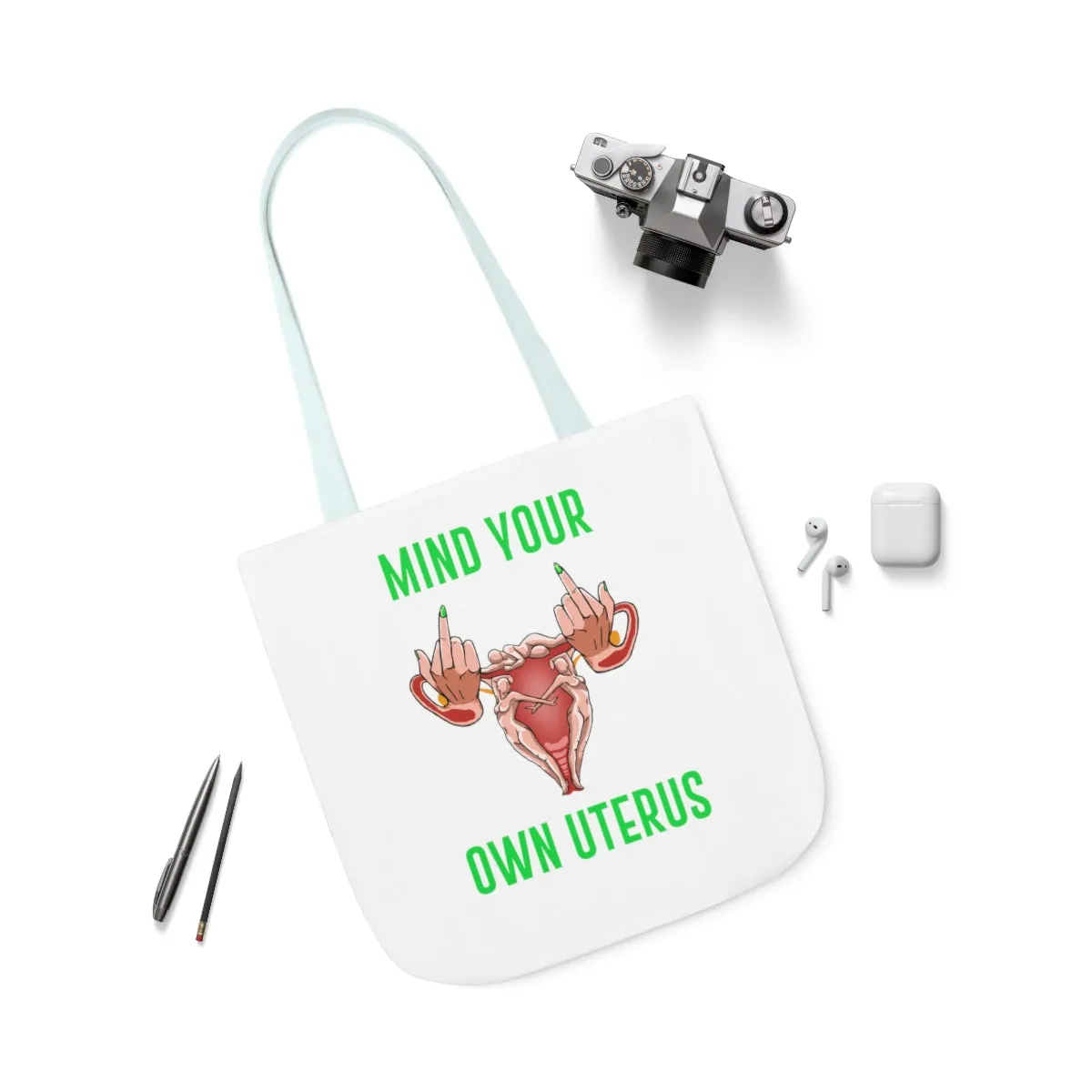 IAC  Accessories Bags  Polyester Canvas Tote Bag / Mind Your Own Uterus