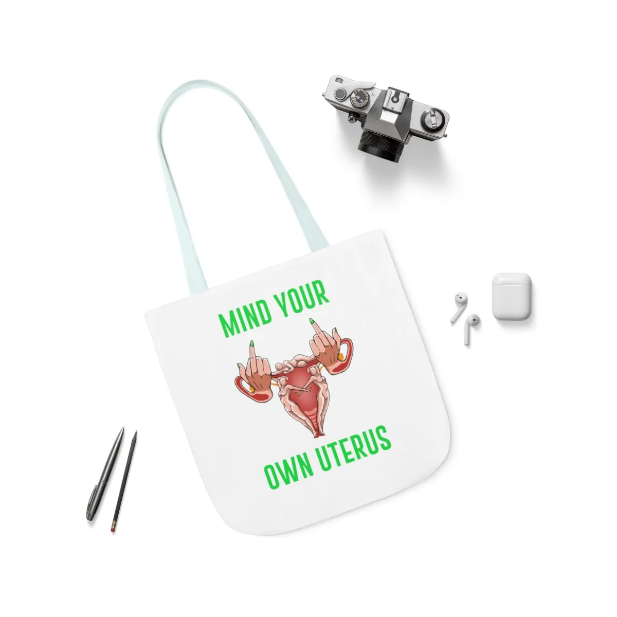 IAC  Accessories Bags  Polyester Canvas Tote Bag / Mind Your Own Uterus