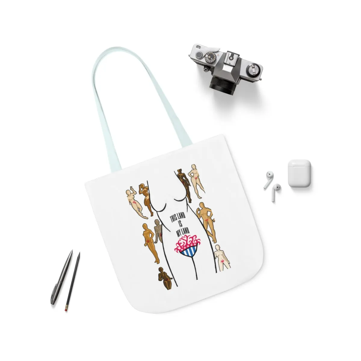 IAC  Accessories Bags  Polyester Canvas Tote Bag / This Land Is My Land