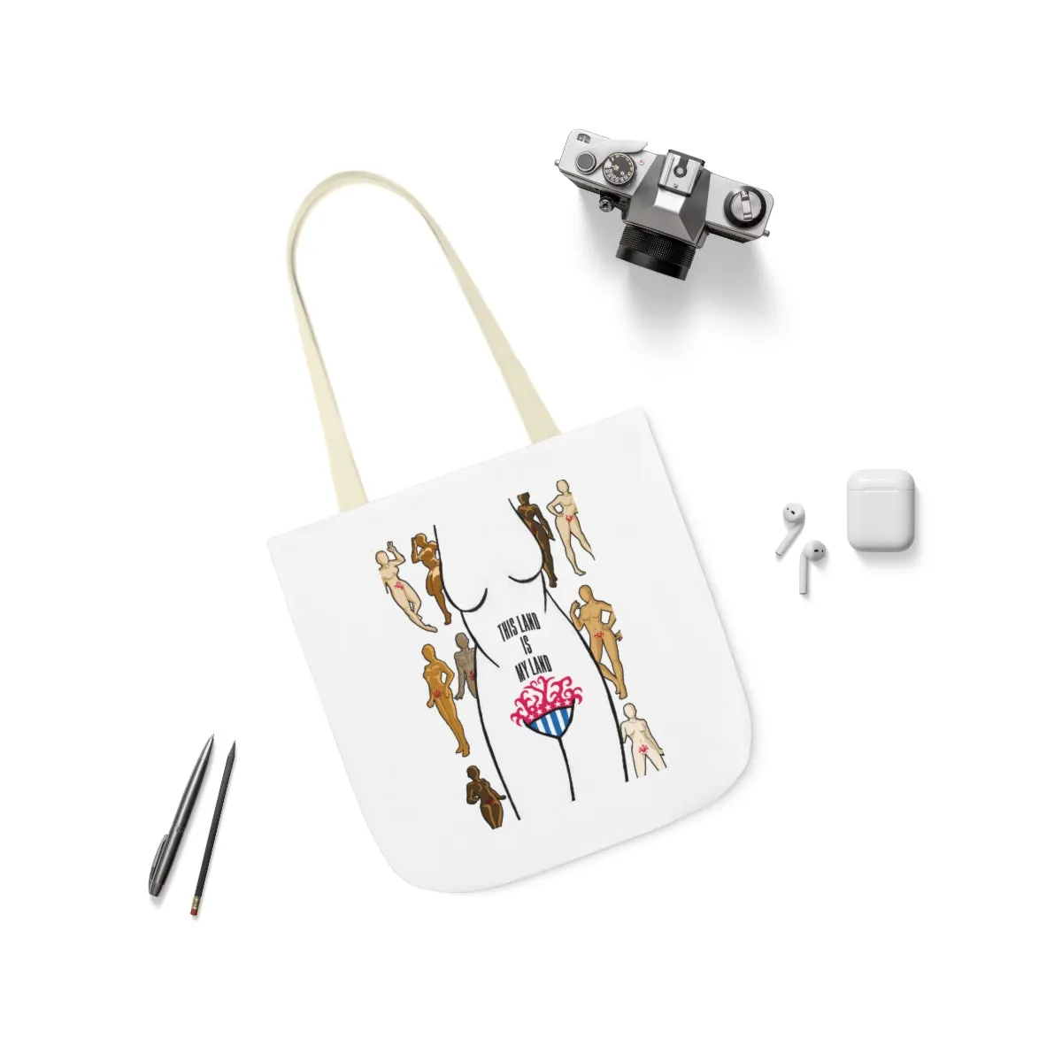 IAC  Accessories Bags  Polyester Canvas Tote Bag / This Land Is My Land