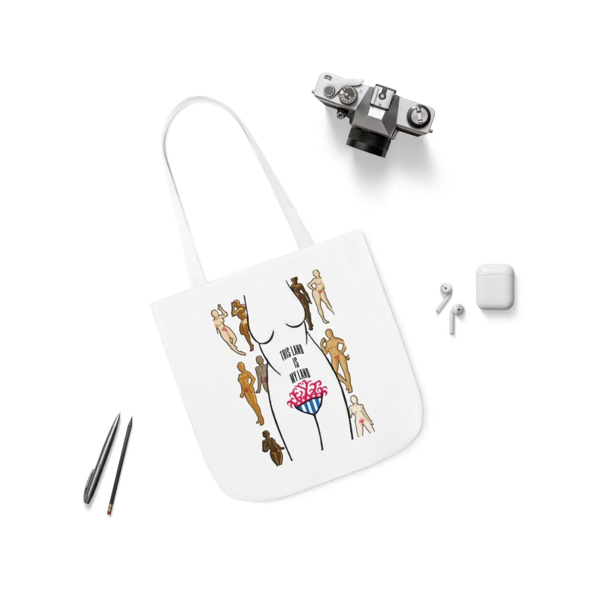 IAC  Accessories Bags  Polyester Canvas Tote Bag / This Land Is My Land
