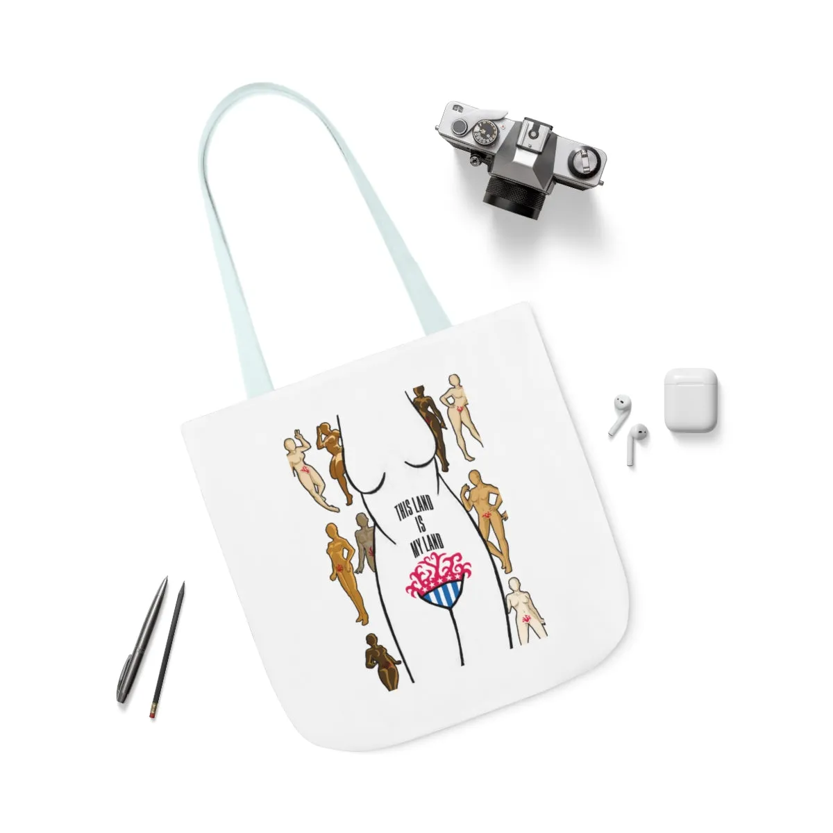 IAC  Accessories Bags  Polyester Canvas Tote Bag / This Land Is My Land