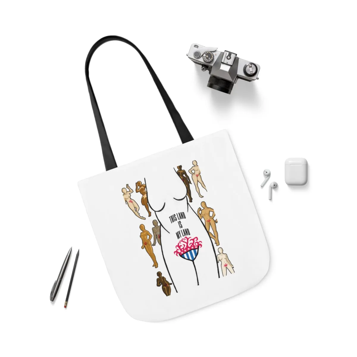 IAC  Accessories Bags  Polyester Canvas Tote Bag / This Land Is My Land