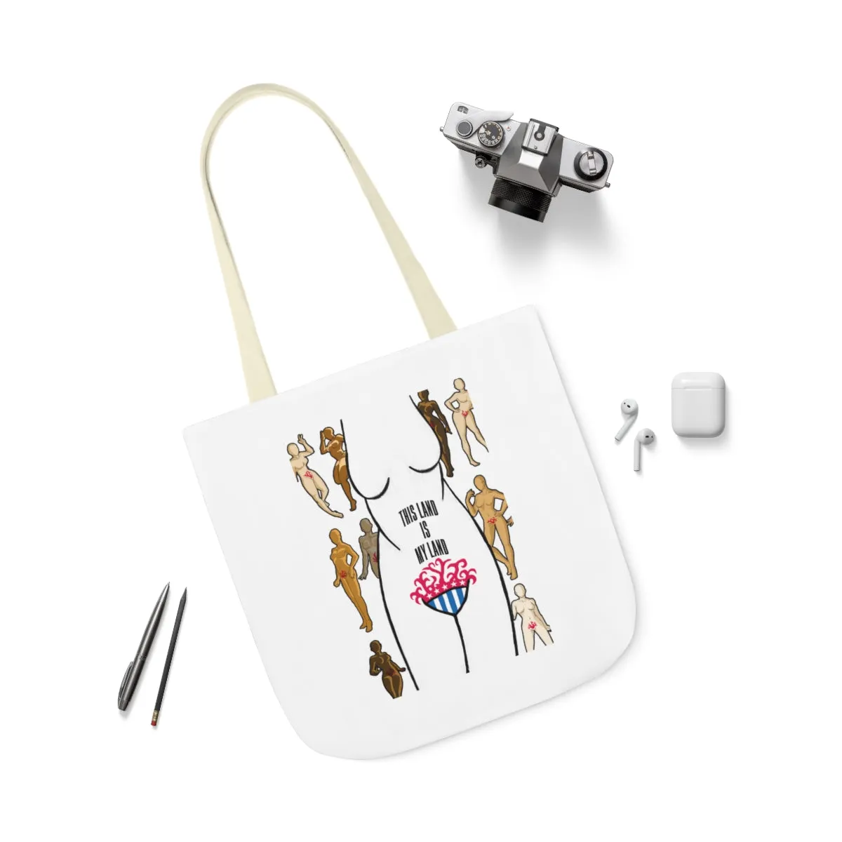 IAC  Accessories Bags  Polyester Canvas Tote Bag / This Land Is My Land
