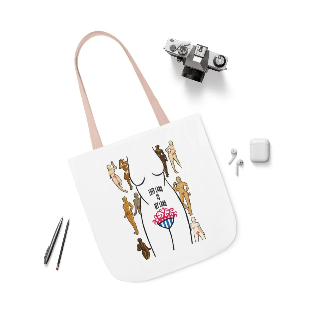 IAC  Accessories Bags  Polyester Canvas Tote Bag / This Land Is My Land