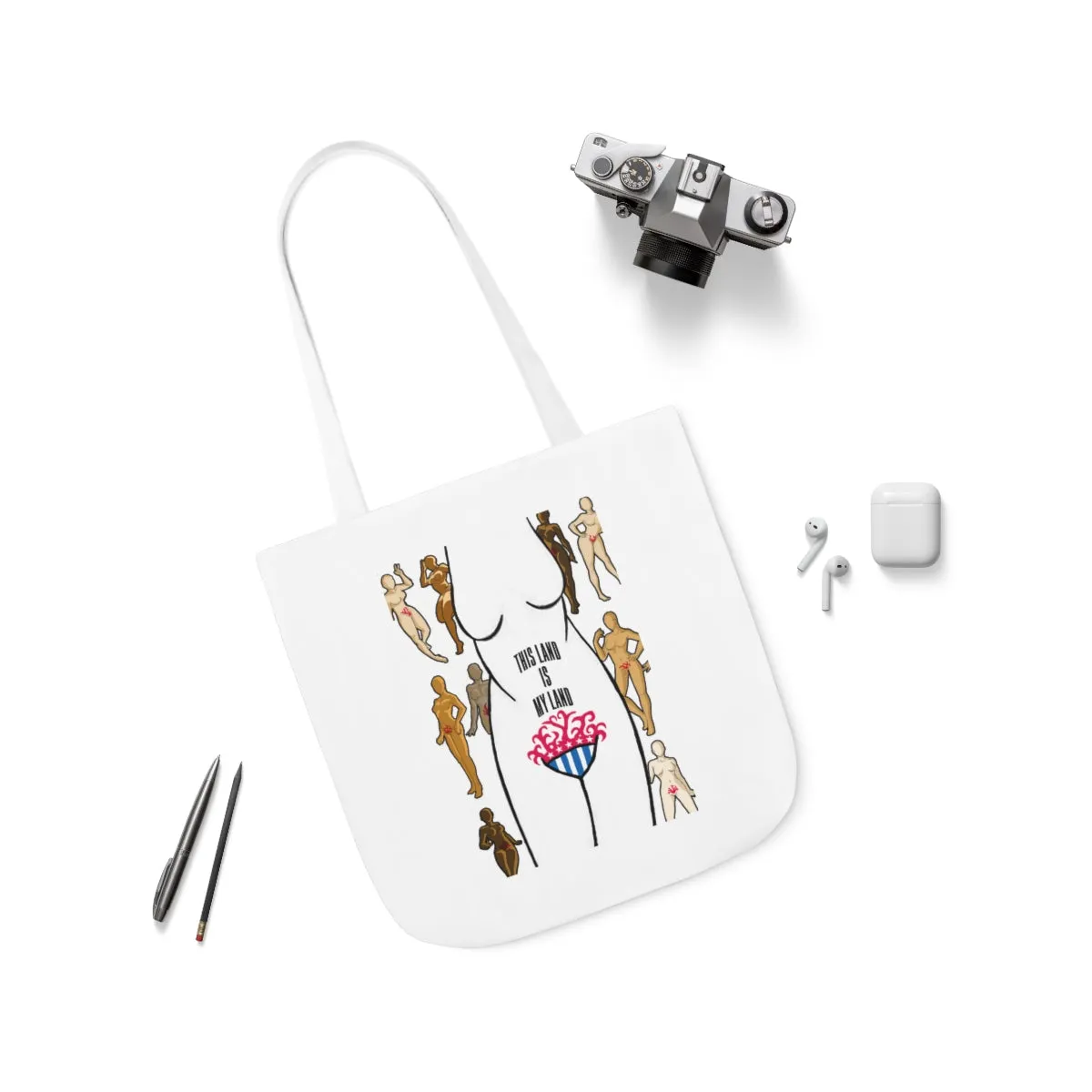 IAC  Accessories Bags  Polyester Canvas Tote Bag / This Land Is My Land