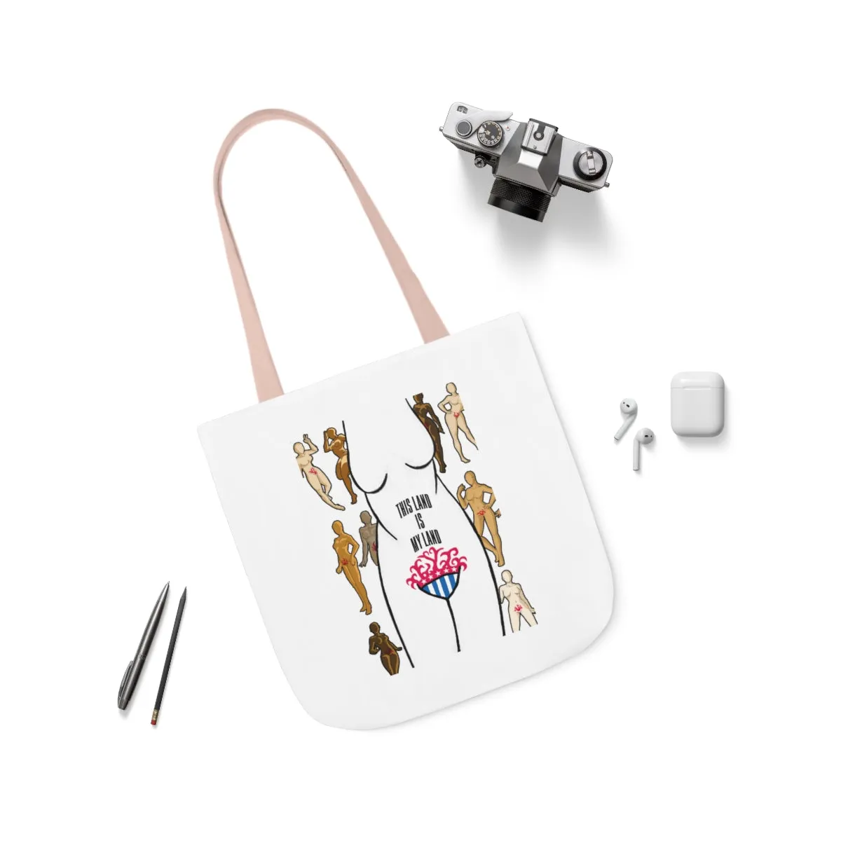 IAC  Accessories Bags  Polyester Canvas Tote Bag / This Land Is My Land