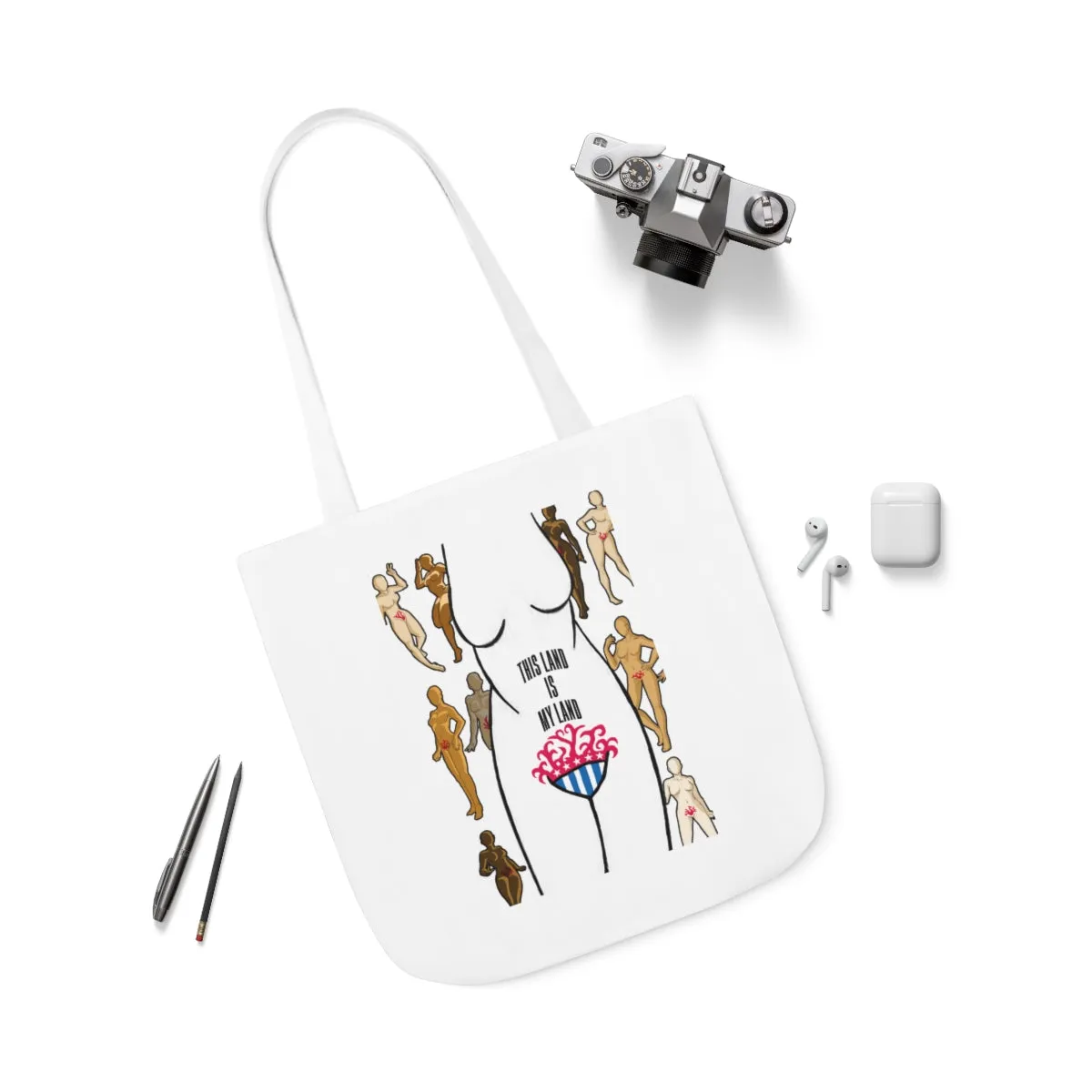 IAC  Accessories Bags  Polyester Canvas Tote Bag / This Land Is My Land