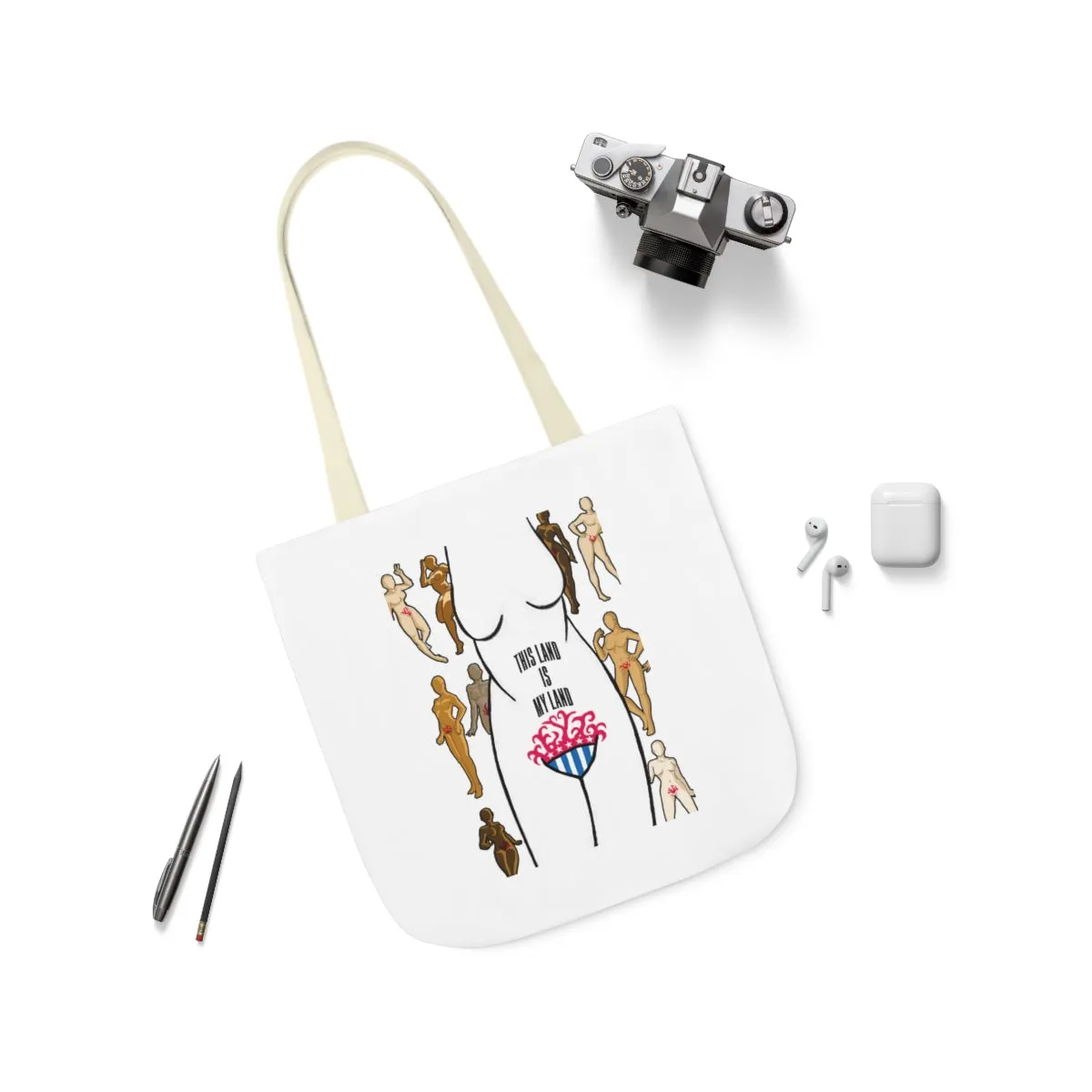 IAC  Accessories Bags  Polyester Canvas Tote Bag / This Land Is My Land