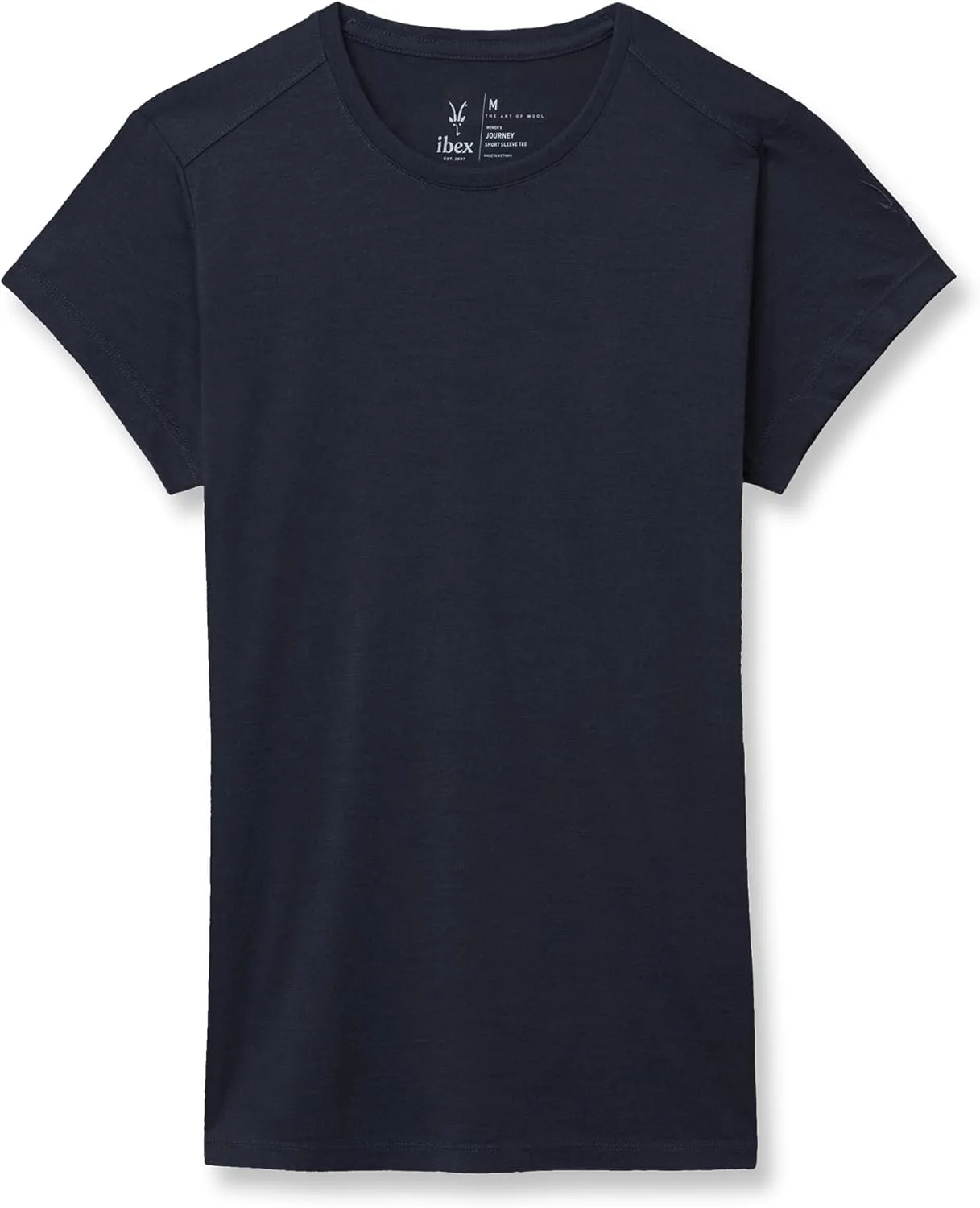 IBEX Merino Wool Journey Short Sleeve Crew Tees for Women | Natural Moisture Wicking, Odor-Resistant Material