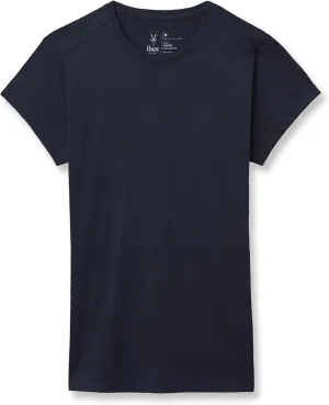 IBEX Merino Wool Journey Short Sleeve Crew Tees for Women | Natural Moisture Wicking, Odor-Resistant Material