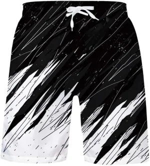 Idgreatim Teens Boys Swim Trunks Quick Dry Beach Swimwear UPF 50  Board Shorts with Mesh Lining 6-14 Years