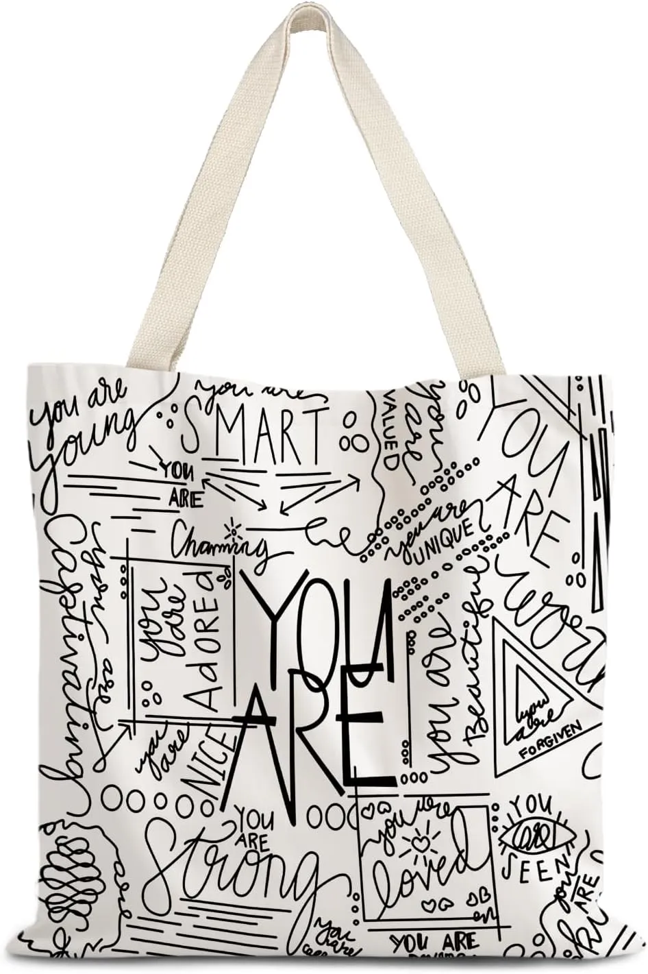 Inspirational Tote Bag,Encourage Tote Bag