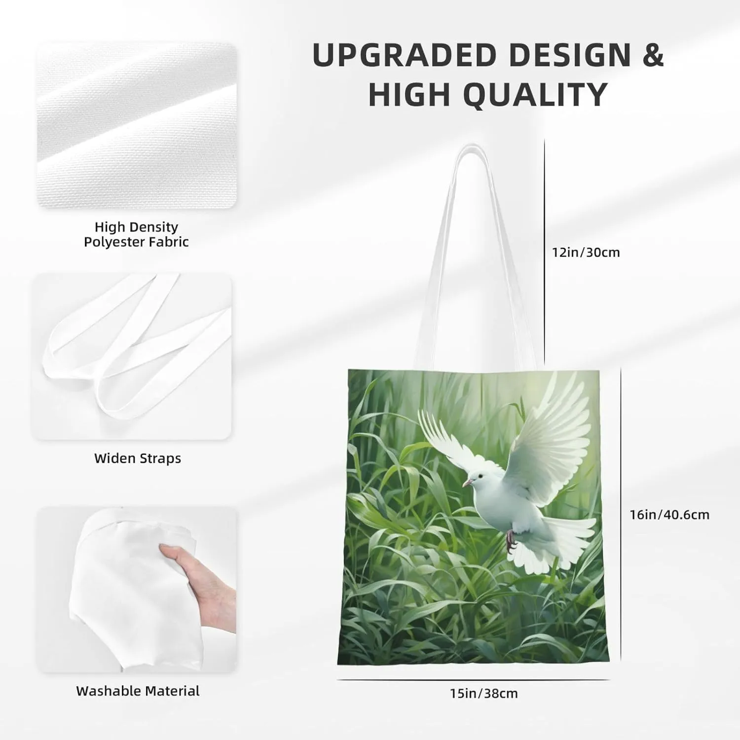 Ireland Sunset Seascape Reusable Canvas Shopping Bag-Multifunctional Tote Bag, Suitable For Shopping Daily Travel