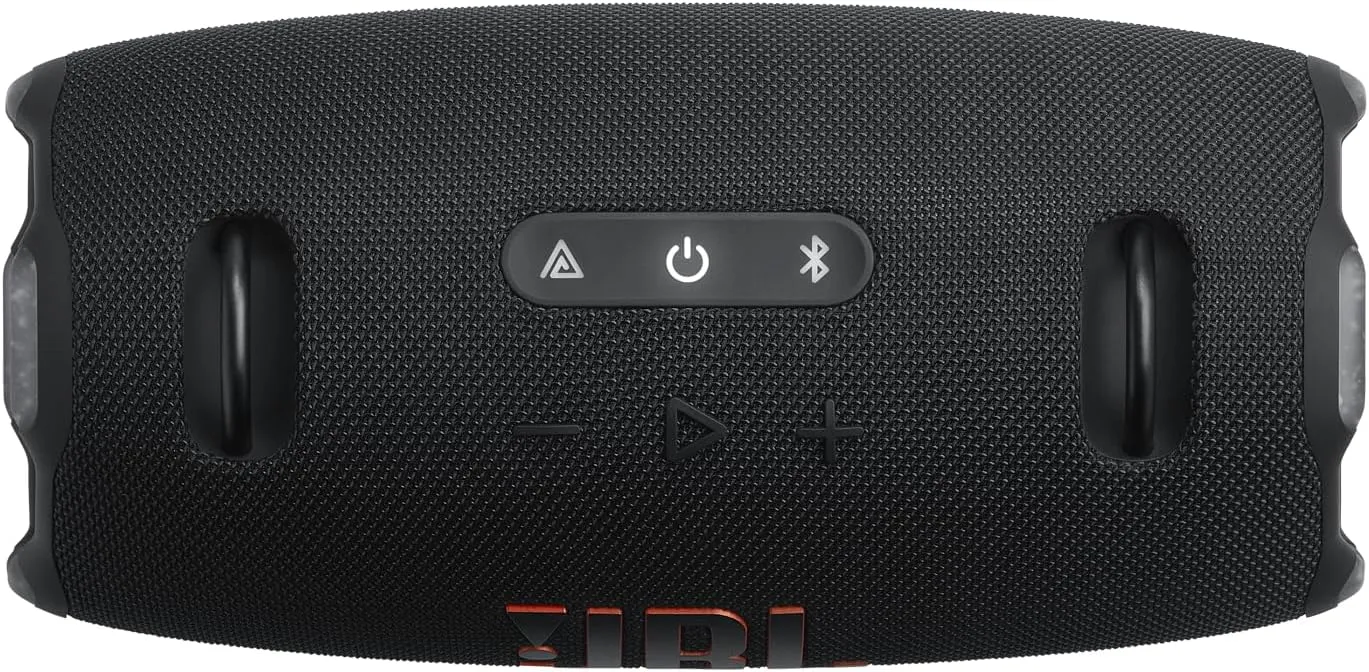 JBL Xtreme 4 - Portable Bluetooth Speaker, Powerful Sound and Deep Bass, IP67 Waterproof, 24 Hours of Playtime, Powerbank, PartyBoost for Multi-Speaker Pairing (Black) (Renewed)