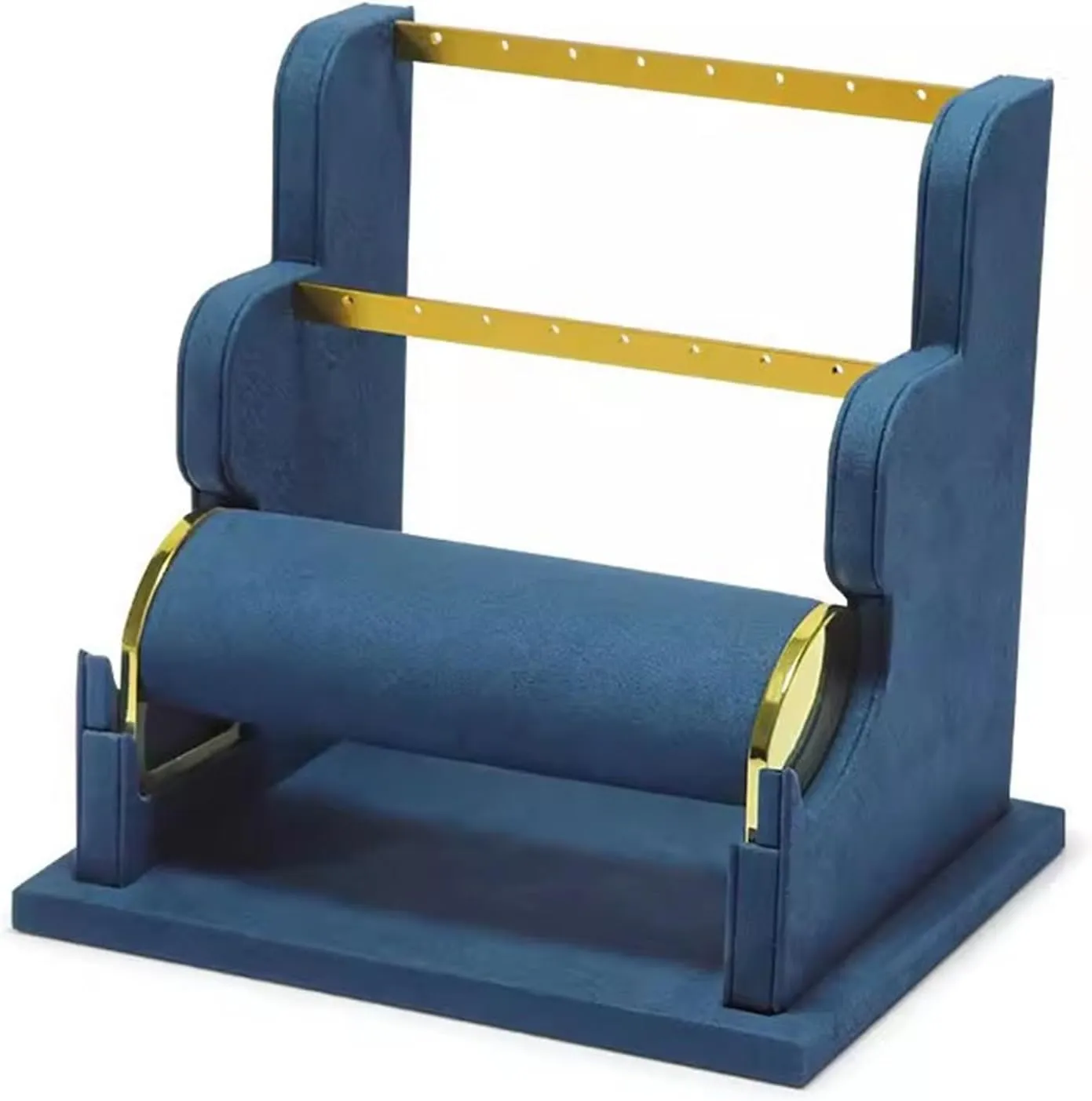 Jewelry Display Stand Earring Display Holder, Velvet Jewelry Display Stand, Detachable Bracelet Display Organizer Stand, Jewelry Holder for Watch Display Jewelry Holder (Color : B)