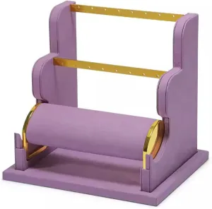 Jewelry Rack Earring Display Holder, Velvet Jewelry Display Stand, Detachable Bracelet Display Organizer Stand, Jewelry Holder for Watch Display Jewelry Holder (Color : E