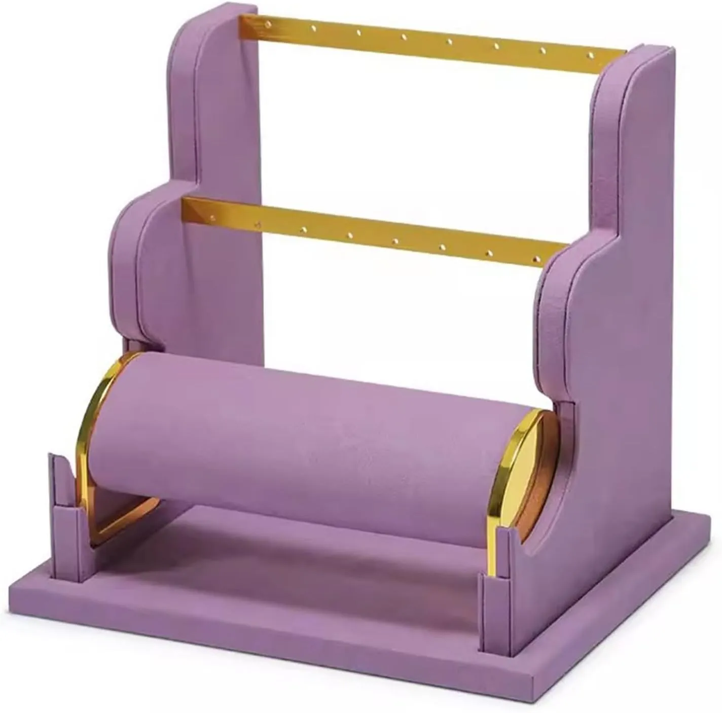 Jewelry Rack Earring Display Holder, Velvet Jewelry Display Stand, Detachable Bracelet Display Organizer Stand, Jewelry Holder for Watch Display Jewelry Holder (Color : E