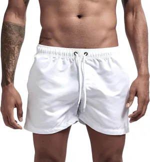 JIHUILAI Mens Swim Trunks Quick Dry Swim Shorts with Mesh Lining Beach Shorts Bathing Suits