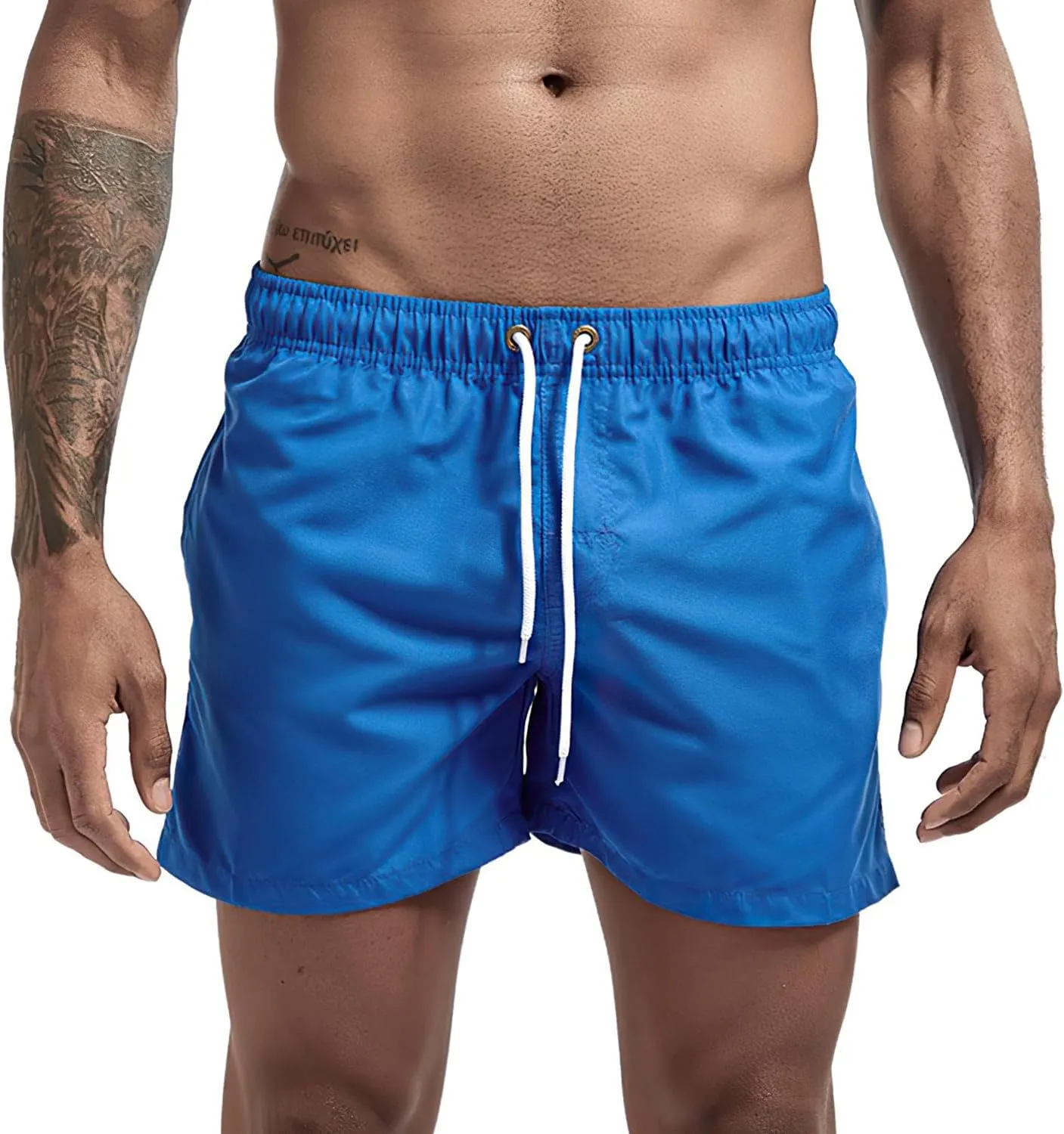JIHUILAI Mens Swim Trunks Quick Dry Swim Shorts with Mesh Lining Beach Shorts Bathing Suits