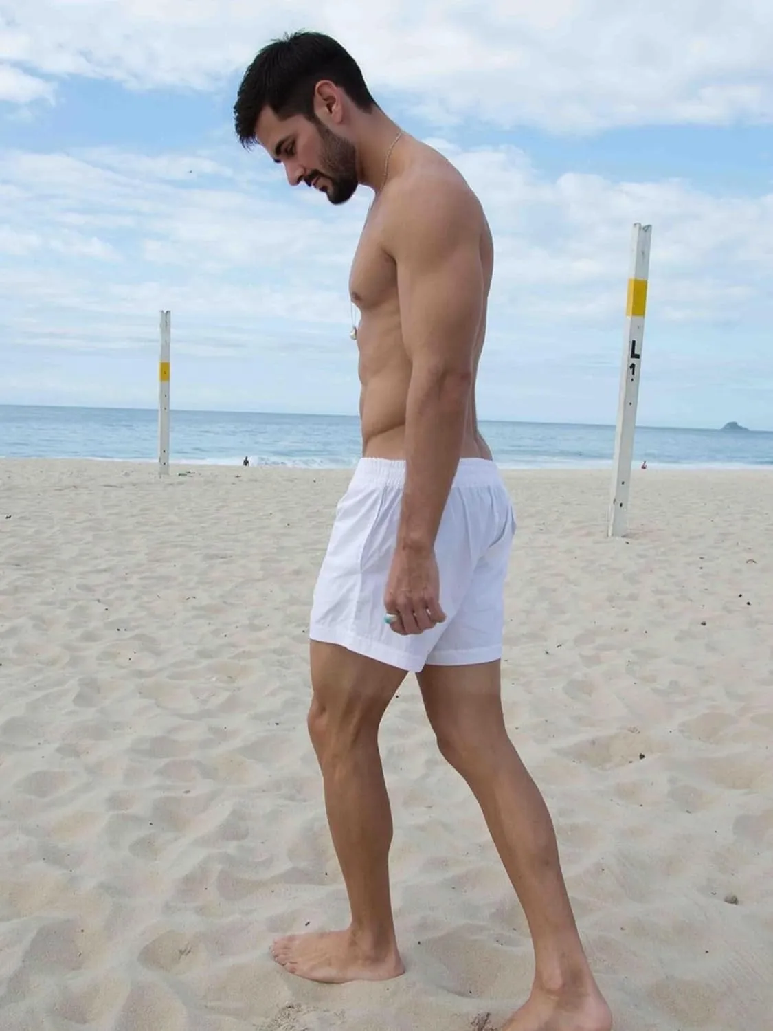 JIHUILAI Mens Swim Trunks Quick Dry Swim Shorts with Mesh Lining Beach Shorts Bathing Suits