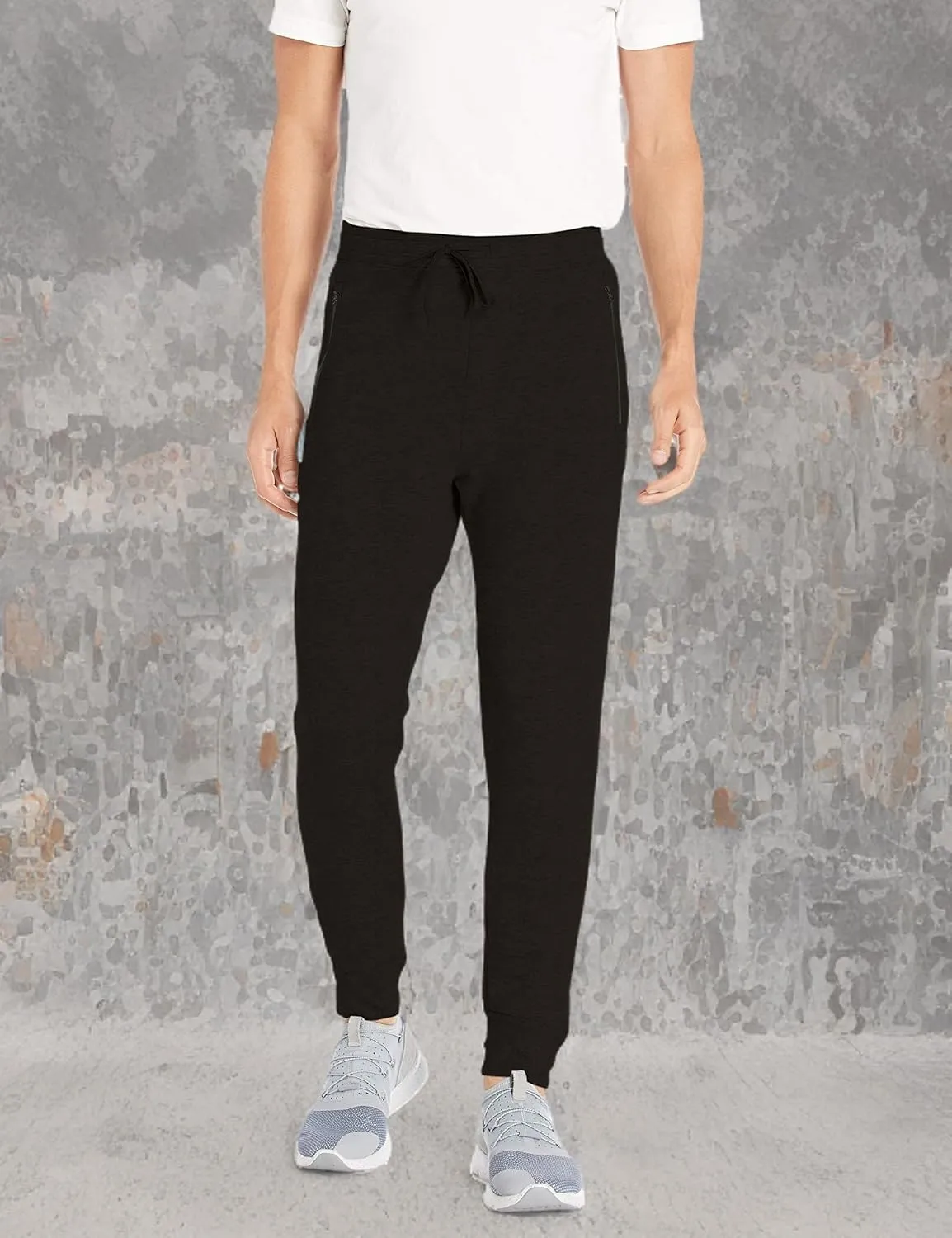 Jockey Men's Active Fleece Jogger Sweatpants with Zip Pockets