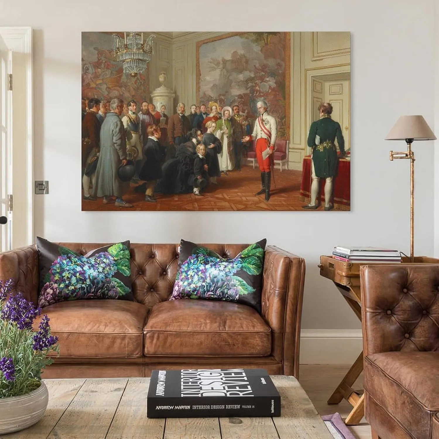 Johann Peter Krafft Posters Print Kaiser Franz I. Erteilt Allgemeine Audienz Canvas Art Poster And Wall Art Picture Print Modern Family Bedroom Decor Posters 20x30inch(50x75cm)