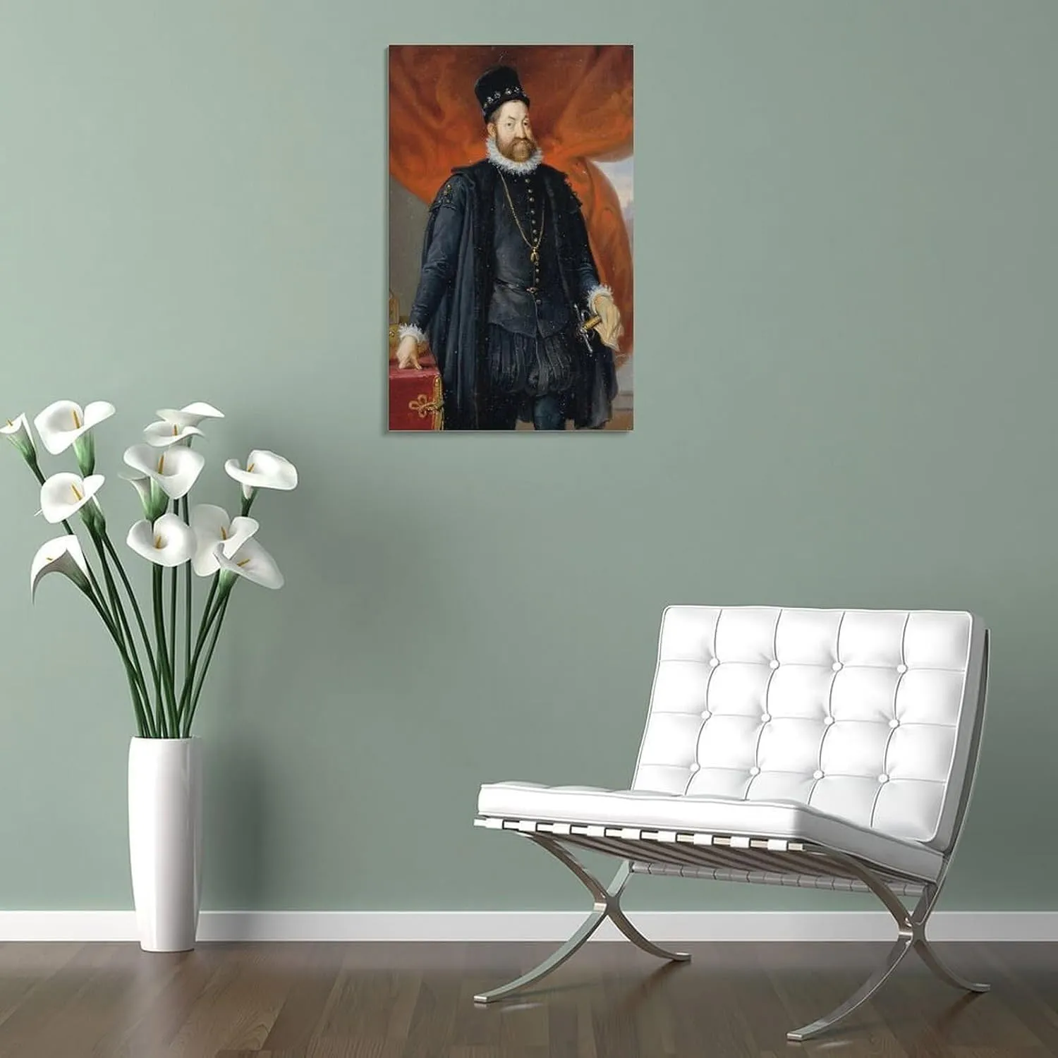 Johann Peter Krafft Posters Print Kaiser Rudolf II. (1840) Gifts Canvas Painting Poster Wall Art Decorative Picture Prints Modern Decor Framed-unframed 12x18inch(30x45cm)