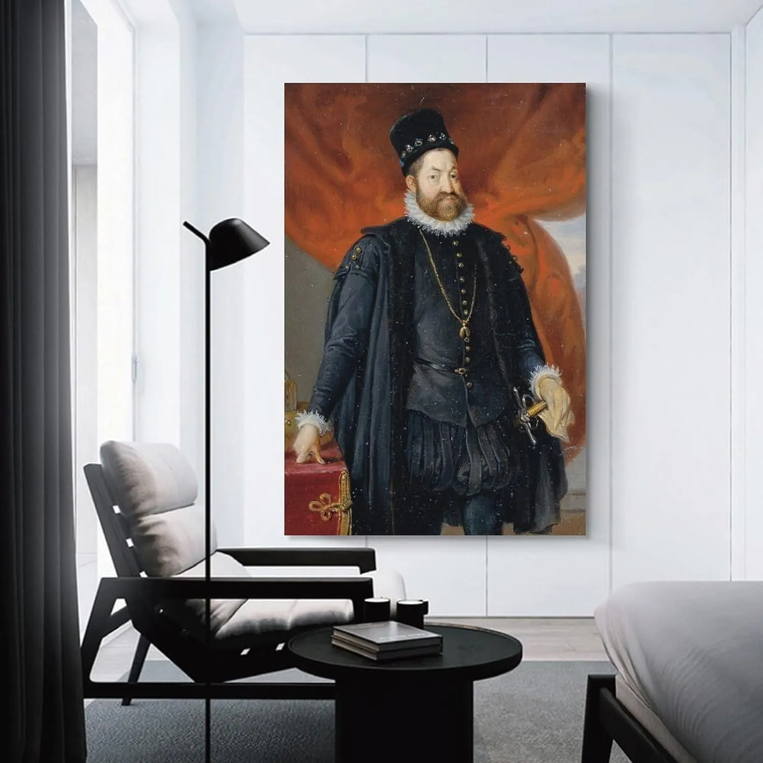 Johann Peter Krafft Posters Print Kaiser Rudolf II. (1840) Gifts Canvas Painting Poster Wall Art Decorative Picture Prints Modern Decor Framed-unframed 20x30inch(50x75cm)