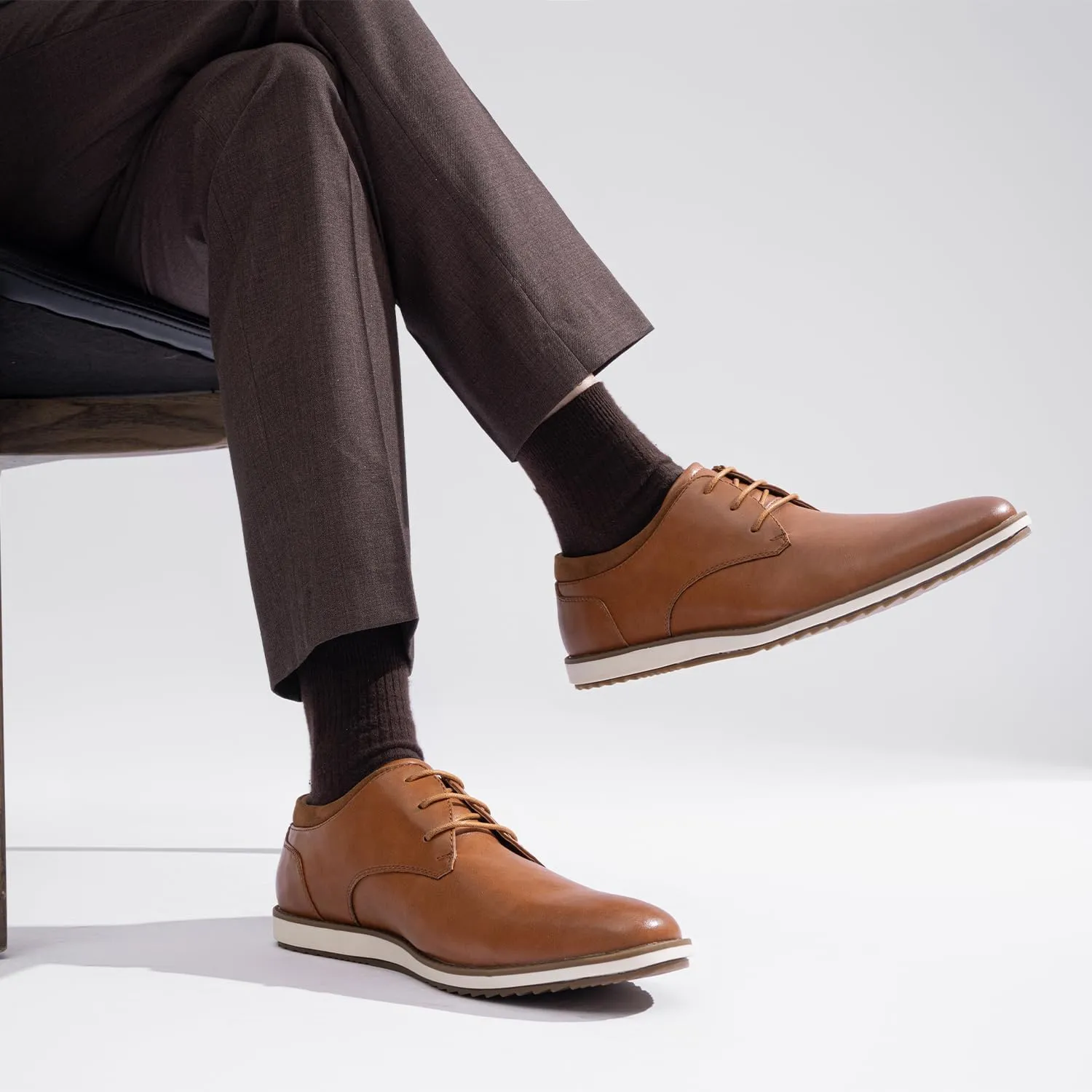 Jousen Men's Dress Shoes Fashion Casual Dress Shoes Business Oxfords for Men