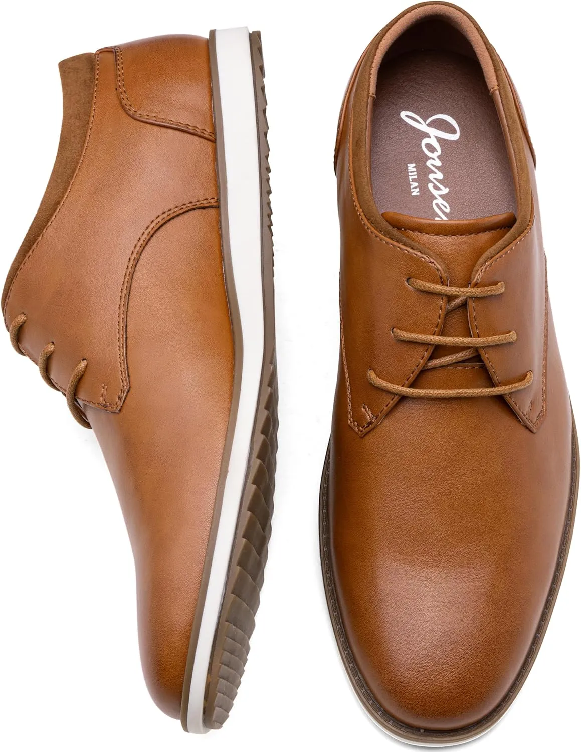 Jousen Men's Dress Shoes Fashion Casual Dress Shoes Business Oxfords for Men