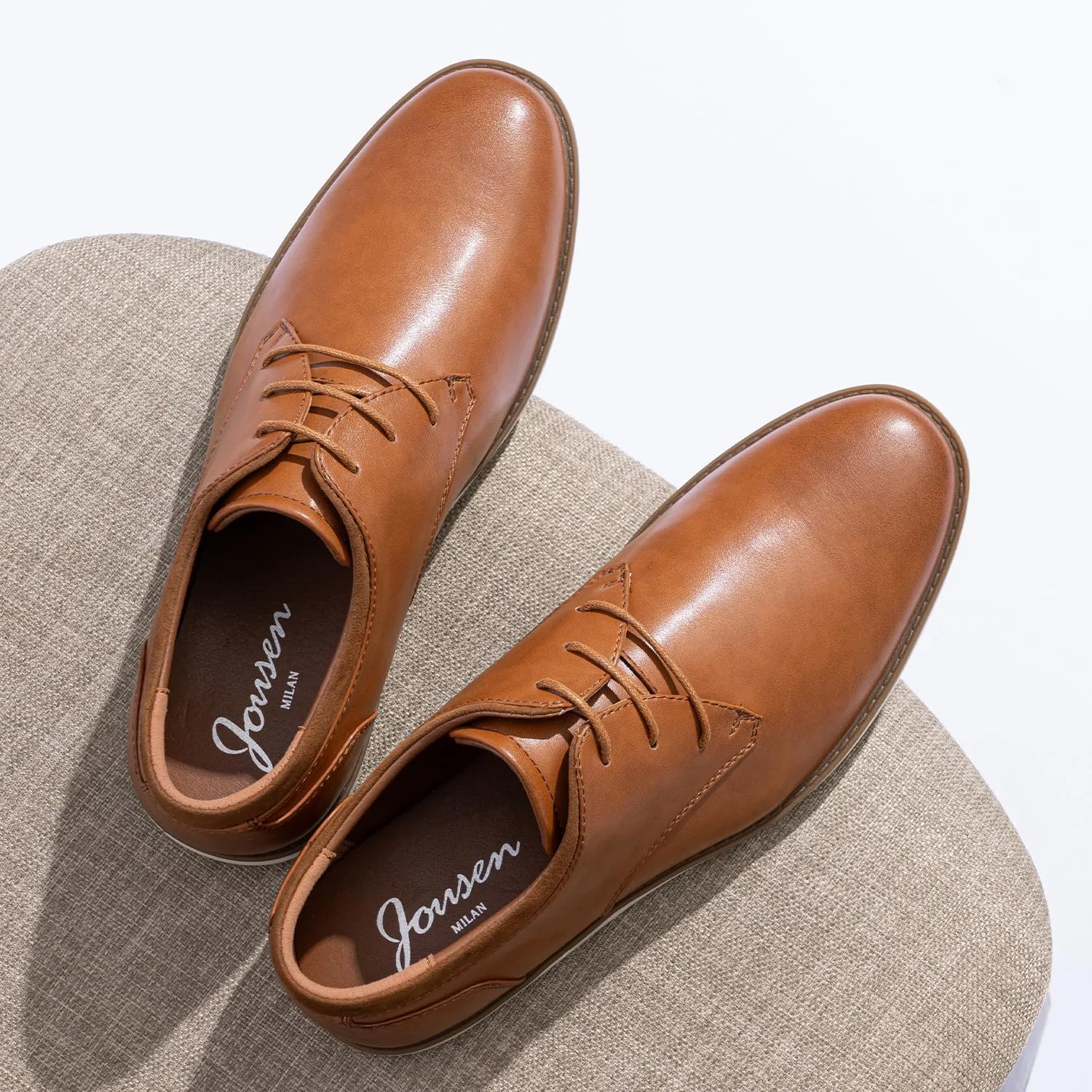 Jousen Men's Dress Shoes Fashion Casual Dress Shoes Business Oxfords for Men