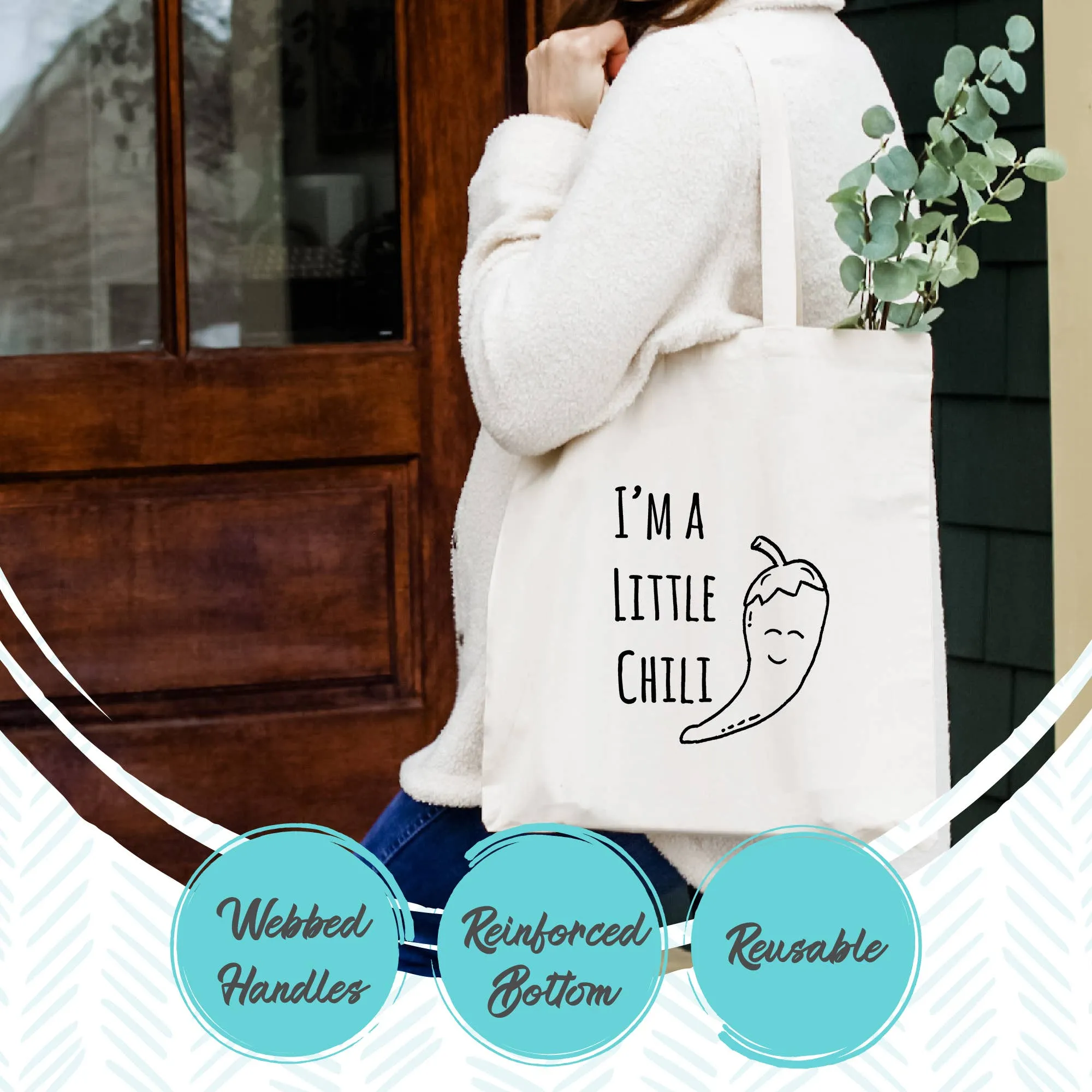 Just Here To Establish An Alibi - Funny Canvas Tote Bags
