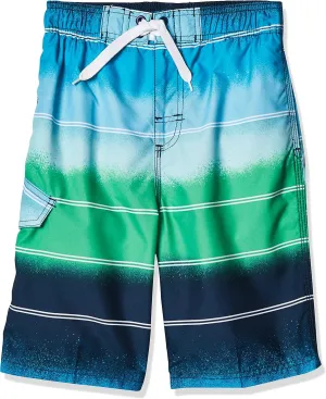 Kanu Surf Boys' Barracuda Quick Dry UPF 50  Beach Swim Trunk