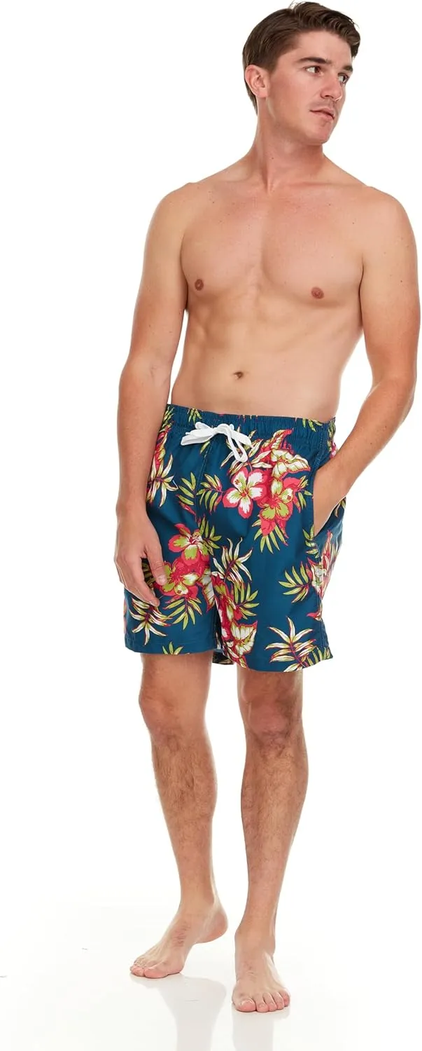 Kanu Surf Men's Monaco Swim Trunks (Regular & Extended Sizes)