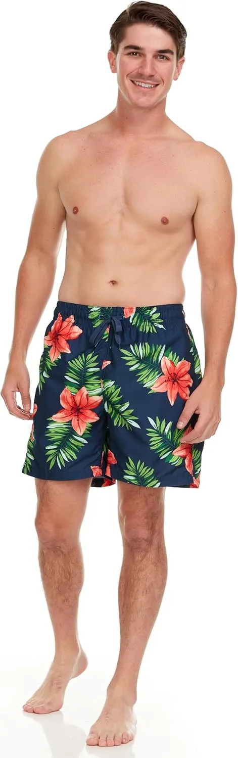 Kanu Surf Men's Monaco Swim Trunks (Regular & Extended Sizes)
