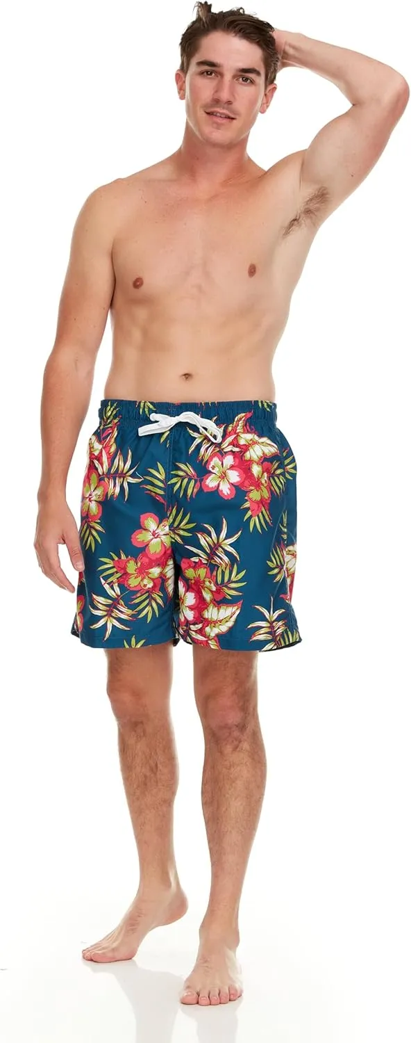 Kanu Surf Men's Monaco Swim Trunks (Regular & Extended Sizes)