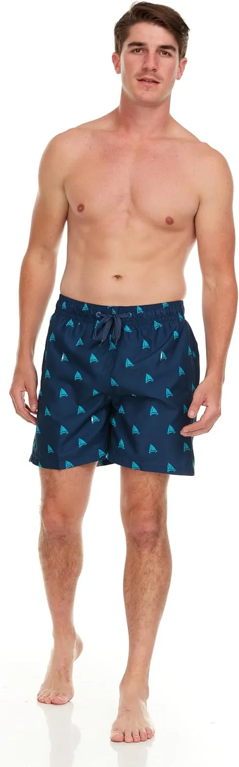 Kanu Surf Men's Monaco Swim Trunks (Regular & Extended Sizes)
