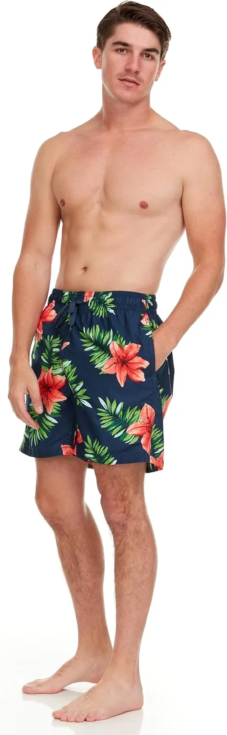 Kanu Surf Men's Monaco Swim Trunks (Regular & Extended Sizes)