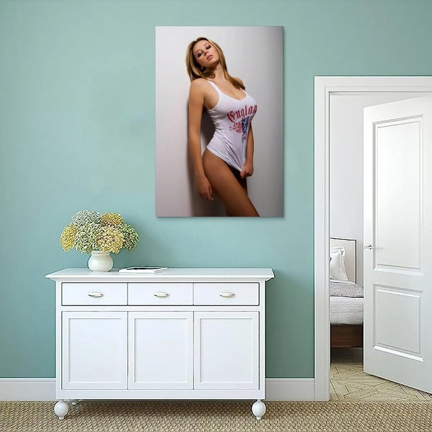 Keeley Hazell Perfect Poster Cool Artworks Painting Wall Art Canvas Prints Hanging Picture Home Decors Gift Idea 20x30inch(50x75cm)