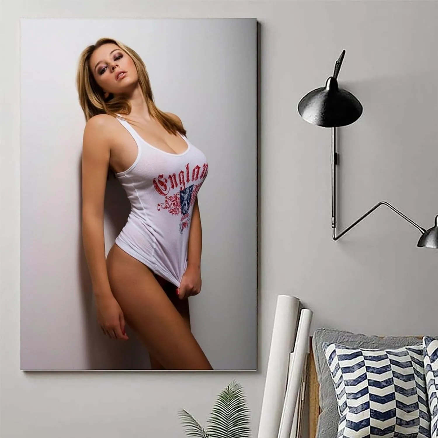 Keeley Hazell Perfect Poster Cool Artworks Painting Wall Art Canvas Prints Hanging Picture Home Decors Gift Idea 20x30inch(50x75cm)