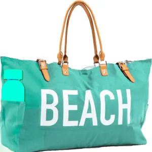 Keho Waterproof Beach Bag with Pockets For Women (Sandproof)