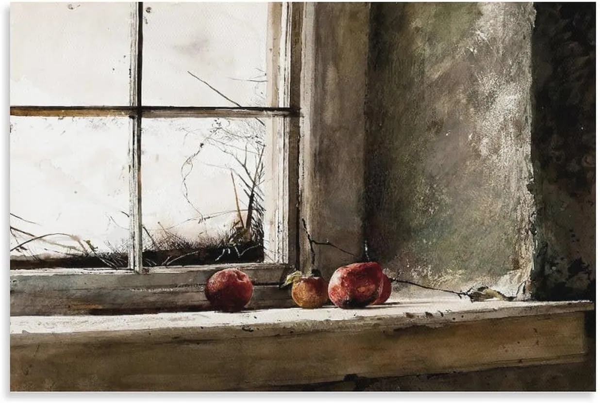 KHDUXTL Poster Famous Artist Andrew Wyeth Print Painting Poster Realism Retro Art Poster Canvas Wall Art Posters (87) Be Used For Room Aesthetics And Bedroom Living Room Decor12x18inch(30x45cm)
