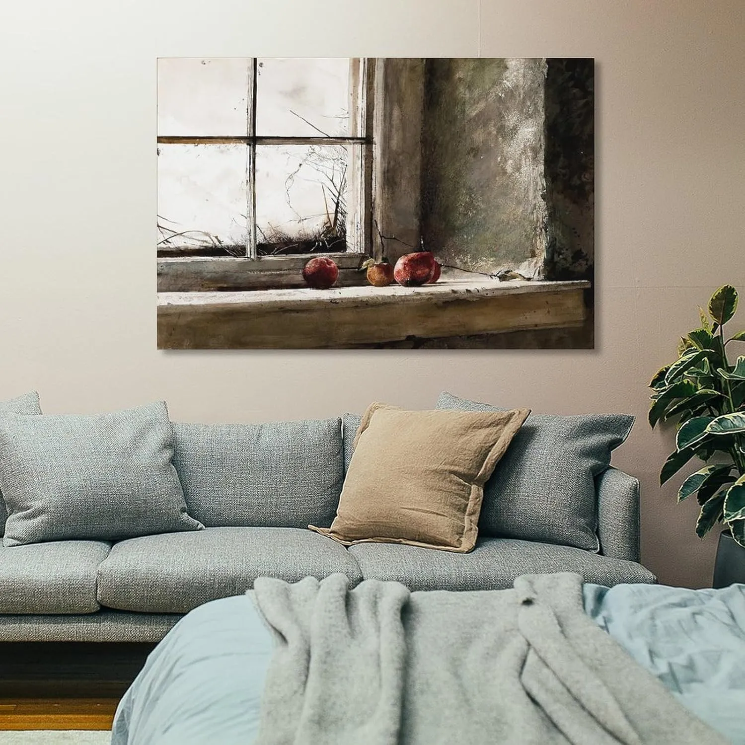 KHDUXTL Poster Famous Artist Andrew Wyeth Print Painting Poster Realism Retro Art Poster Canvas Wall Art Posters (87) Be Used For Room Aesthetics And Bedroom Living Room Decor12x18inch(30x45cm)