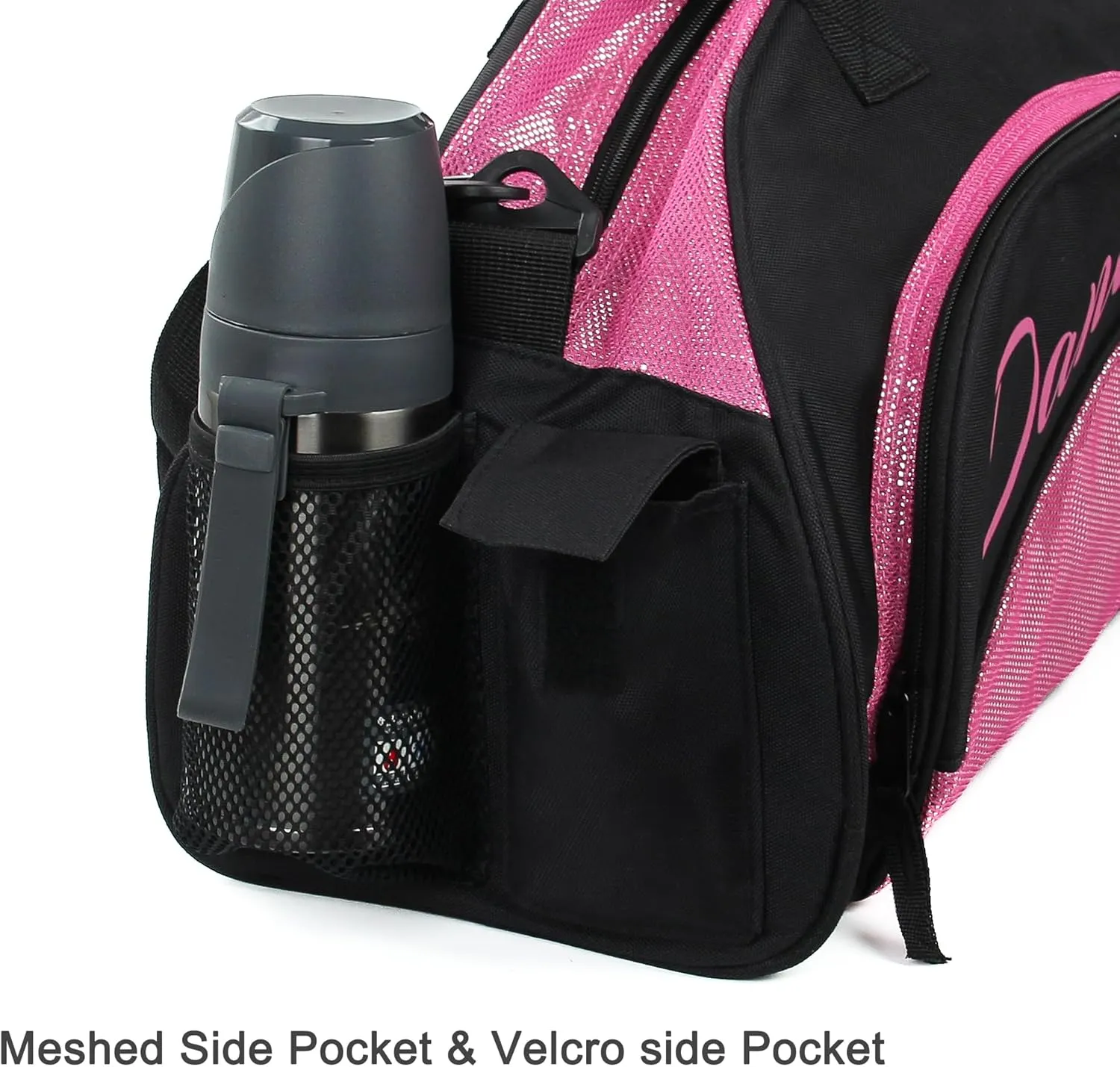kilofly Ballet Dance Sports Gym Duffel Bag Travel Carry On   Handy Pouch