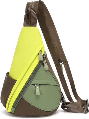 KL928 Nylon Sling Bag - Small Crossbody Backpack Shoulder Casual Daypack Multipurpose Rucksack for Men Women