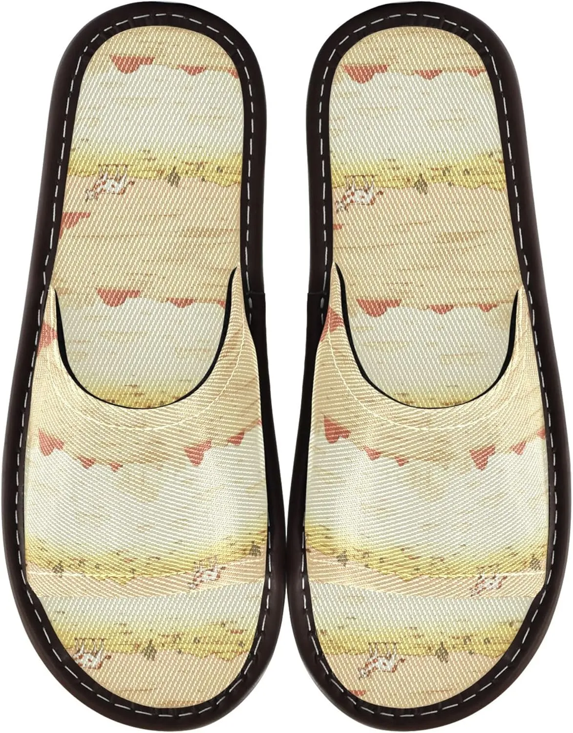 KLL Disposable Slippers Indoor Outdoor Washable Cozy Open Toe Bedroom Shoes for Party Travel Guests